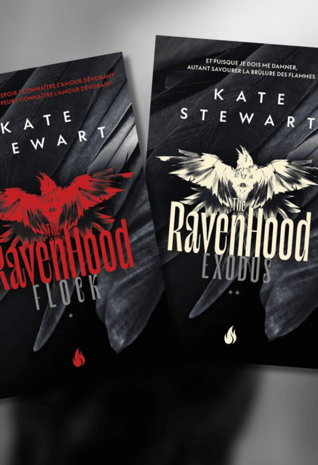Ravenhood de Kate Stewart, les premières publications de Pocket Romance