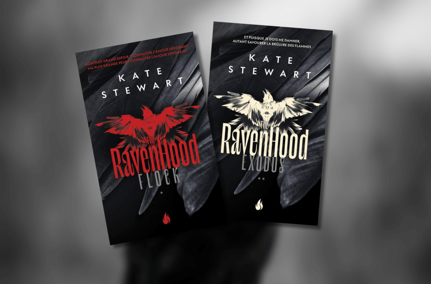 Ravenhood de Kate Stewart, les premières publications de Pocket Romance