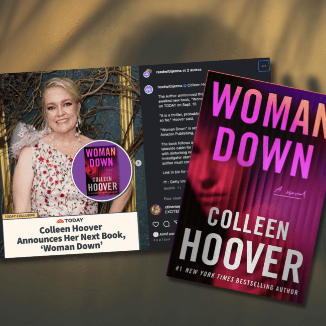 Le prochain livre de Colleen Hoover