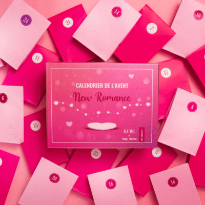 Le calendrier de l'avent new romance annoncé par Hugo, en partenariat avec Kube