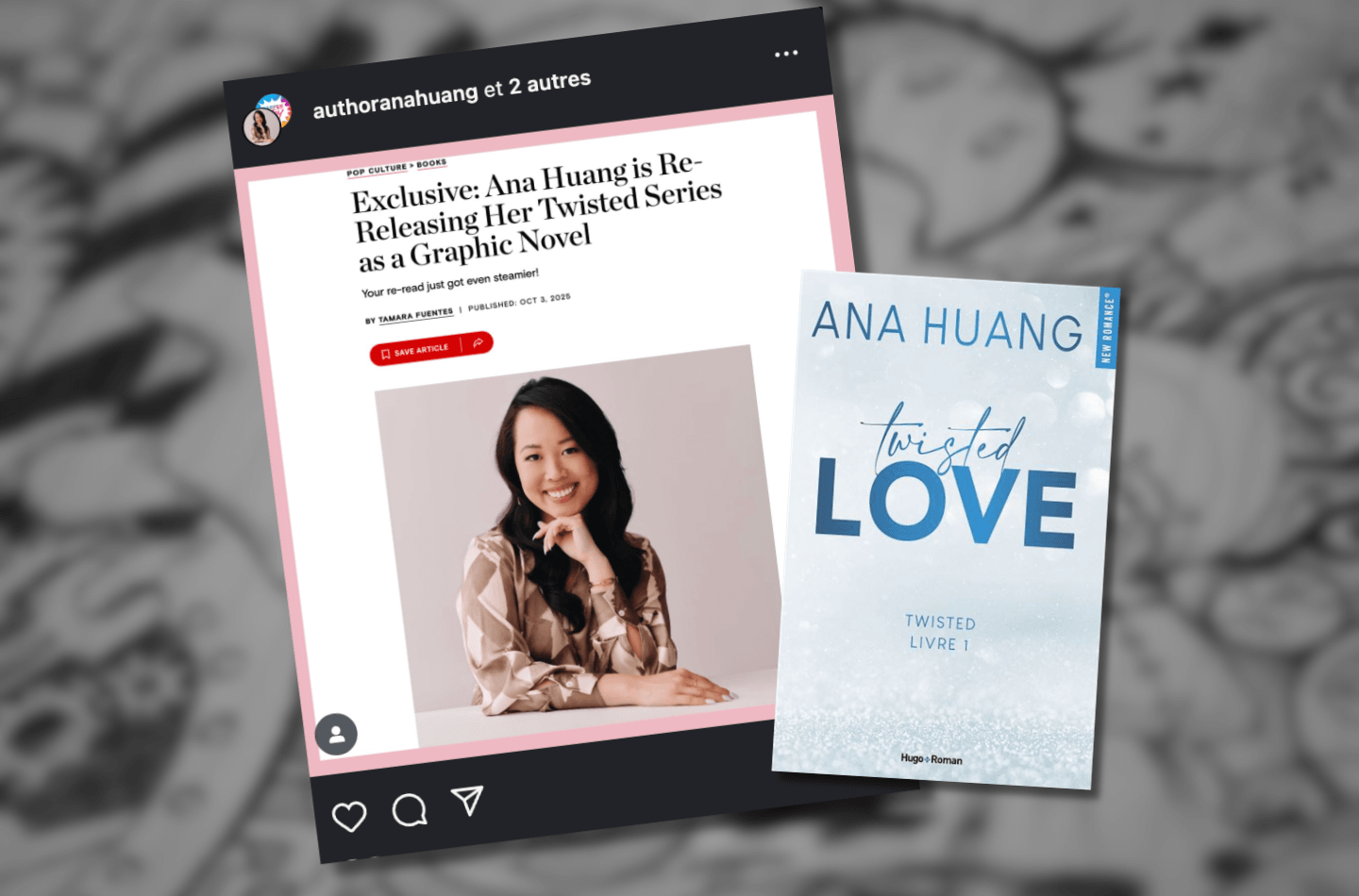 Adaptation de la saga Twisted d'Ana Huang en roman graphique