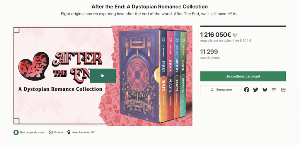 Sur Kickstarter le projet rencontre un grand succès