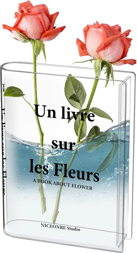 Vase en forme de livre