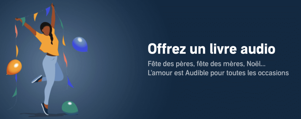 La carte cadeau Audible