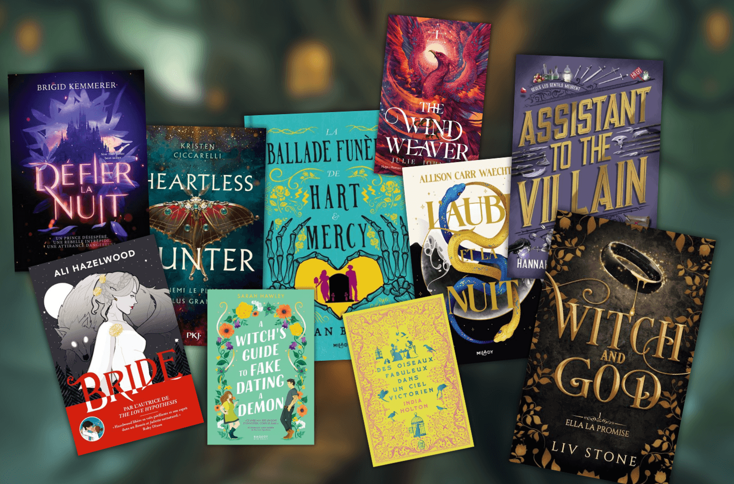 Sélection d'idées lectures pour les fans de romantasy