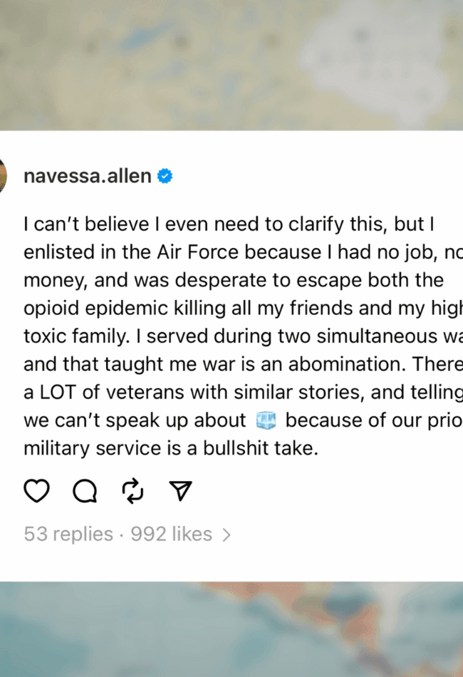 Navessa Allen prise de position ICE