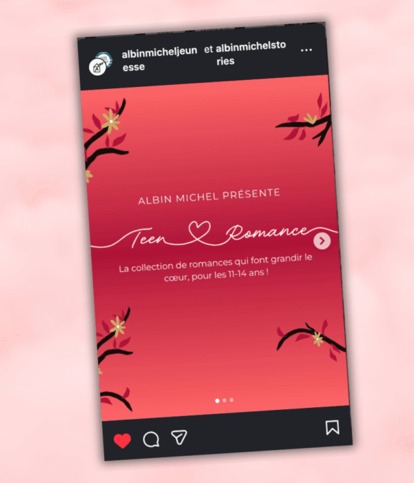 Albin Michel annonce teen romance