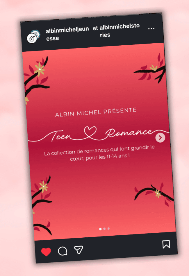 Albin Michel annonce teen romance