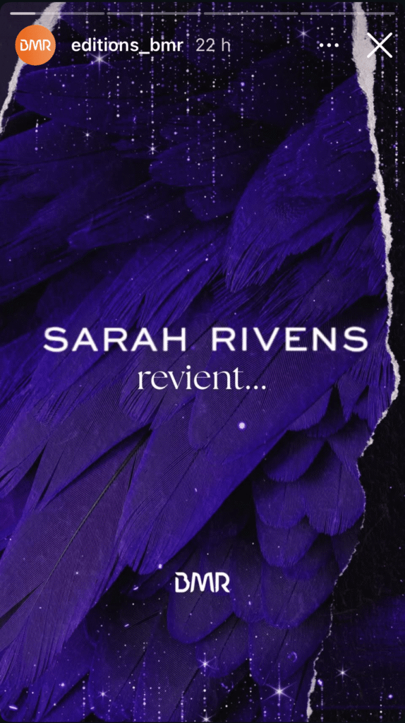 BMR tease le retour de Sarah Rivens