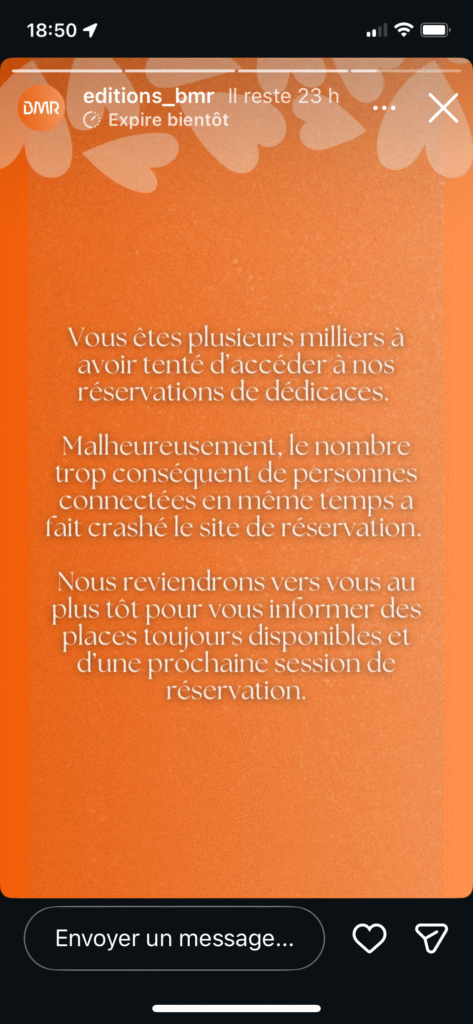 Dédicace de BMR au festival du livre